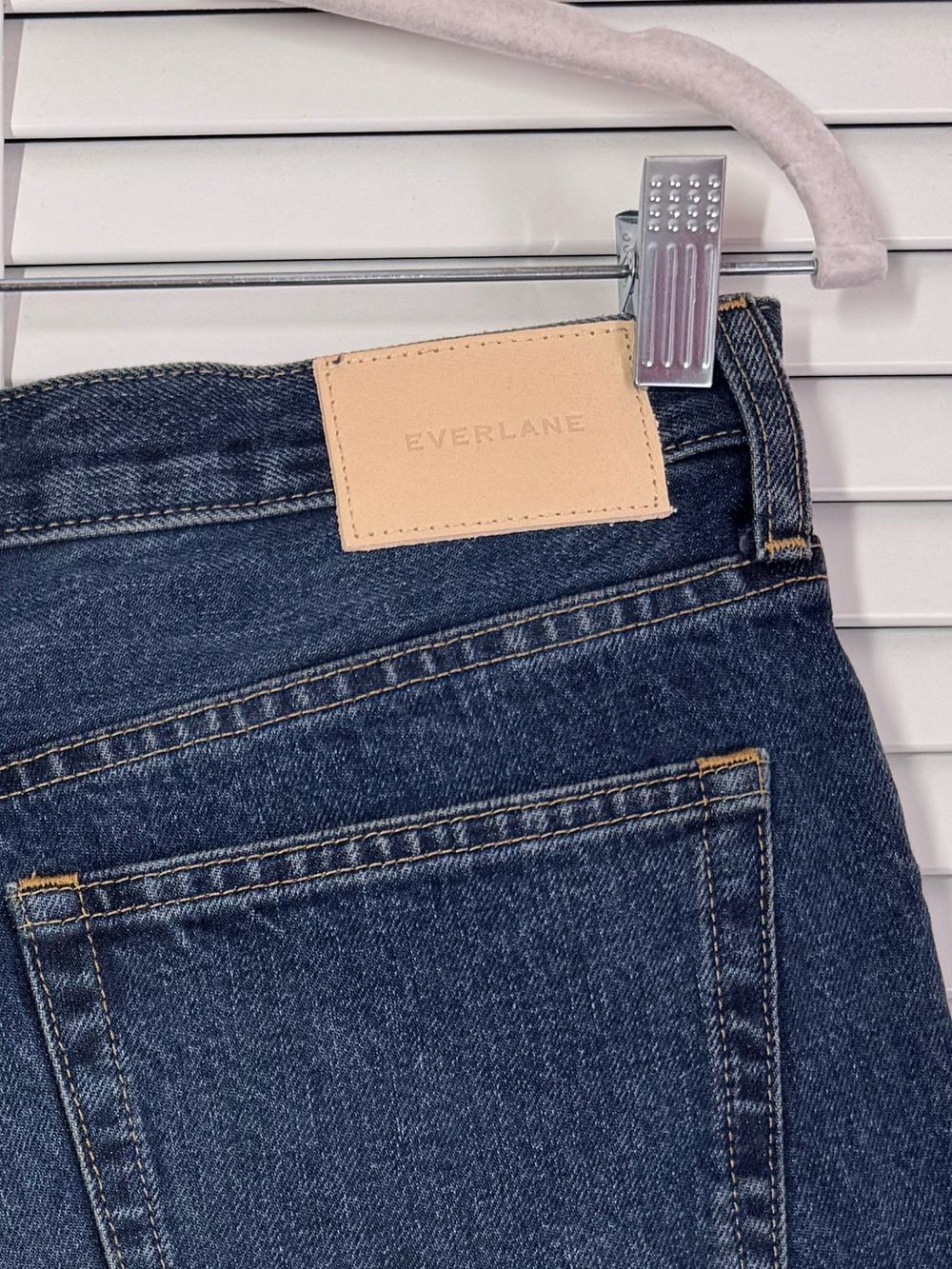 Everlane The Denim Short Organic Cotton -Dark Blue - Picture 6 of 8